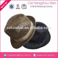 China supplier high quality popular fashion design party paper fedora hat